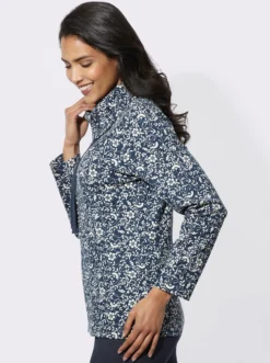 Sweatshirt mit weitem Rollkragen