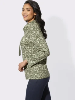 Sweatshirt mit weitem Rollkragen