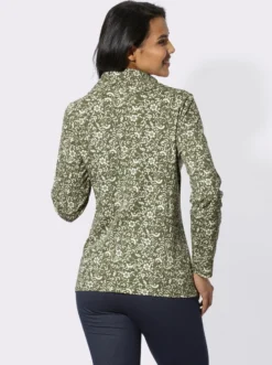 Sweatshirt mit weitem Rollkragen