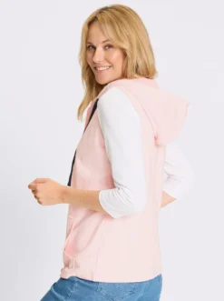 Sweatweste mit Känguru-Tasche