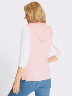 Sweatweste mit Känguru-Tasche