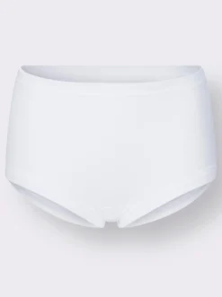 Taillenslip mit elastischen Rippbündchen