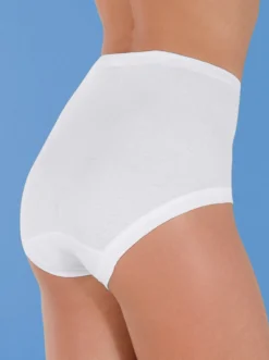 Taillenslip mit elastischen Rippbündchen