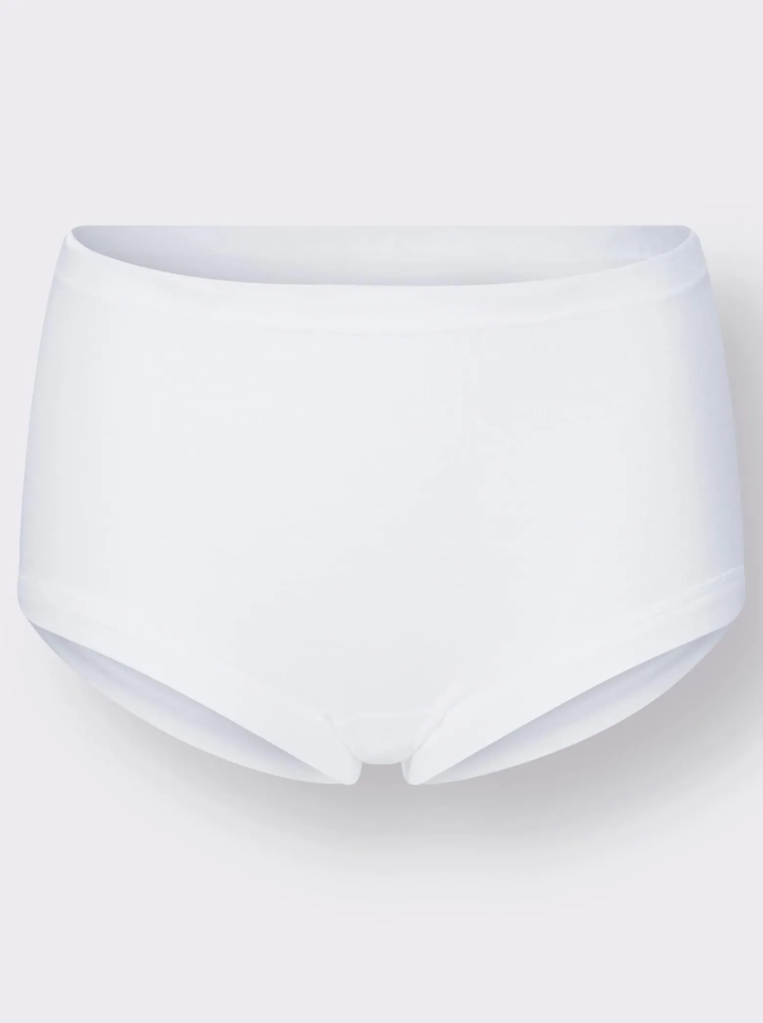 Taillenslip mit elastischen Rippbündchen