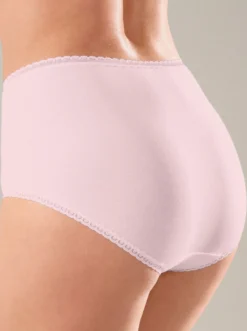 Taillenslip mit glänzenden Abschlüssen