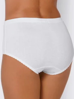 Taillenslip mit Muschelsaumkante