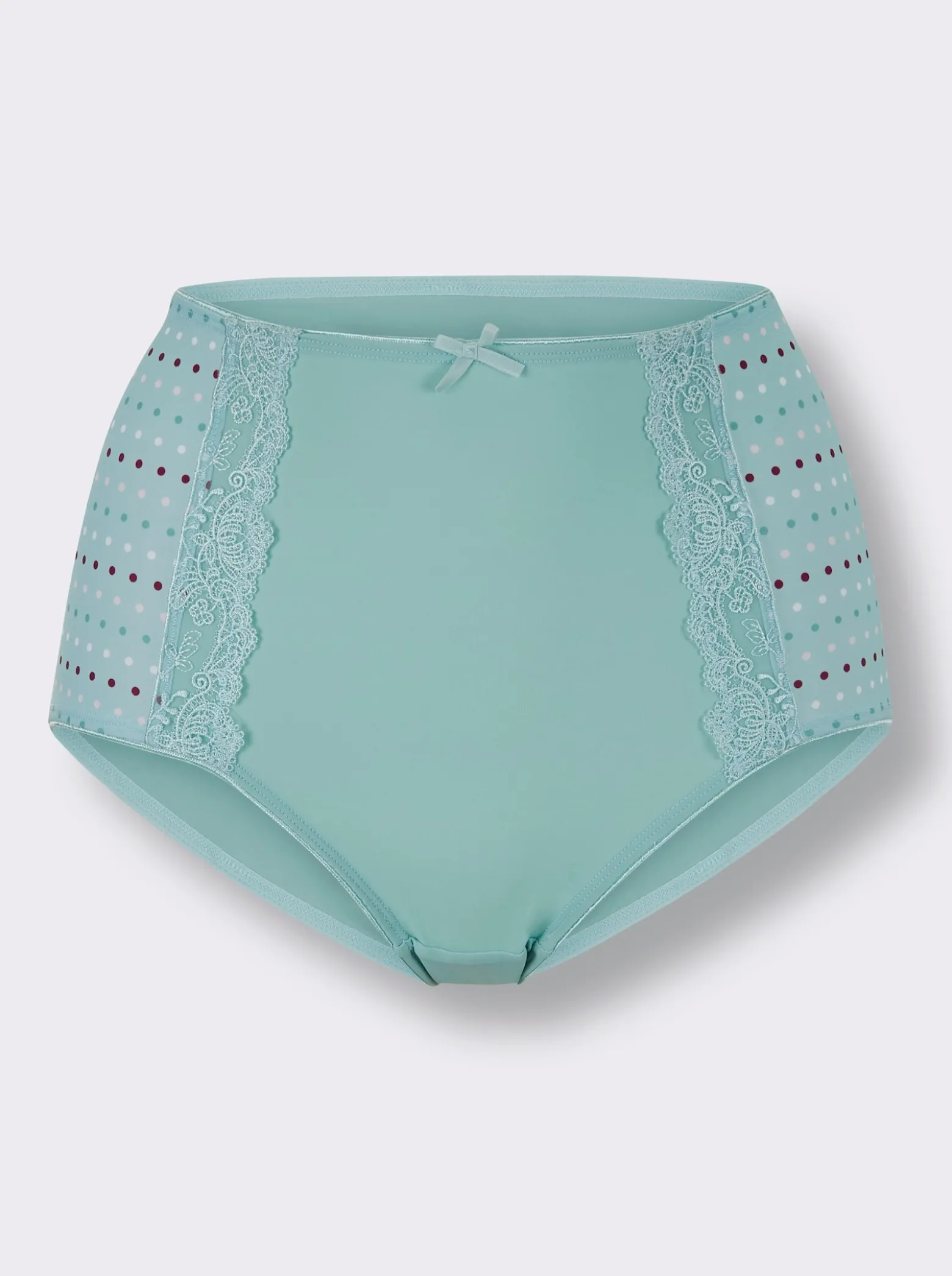 Taillenslip mit Pünktchen-Print