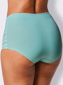 Taillenslip mit Pünktchen-Print