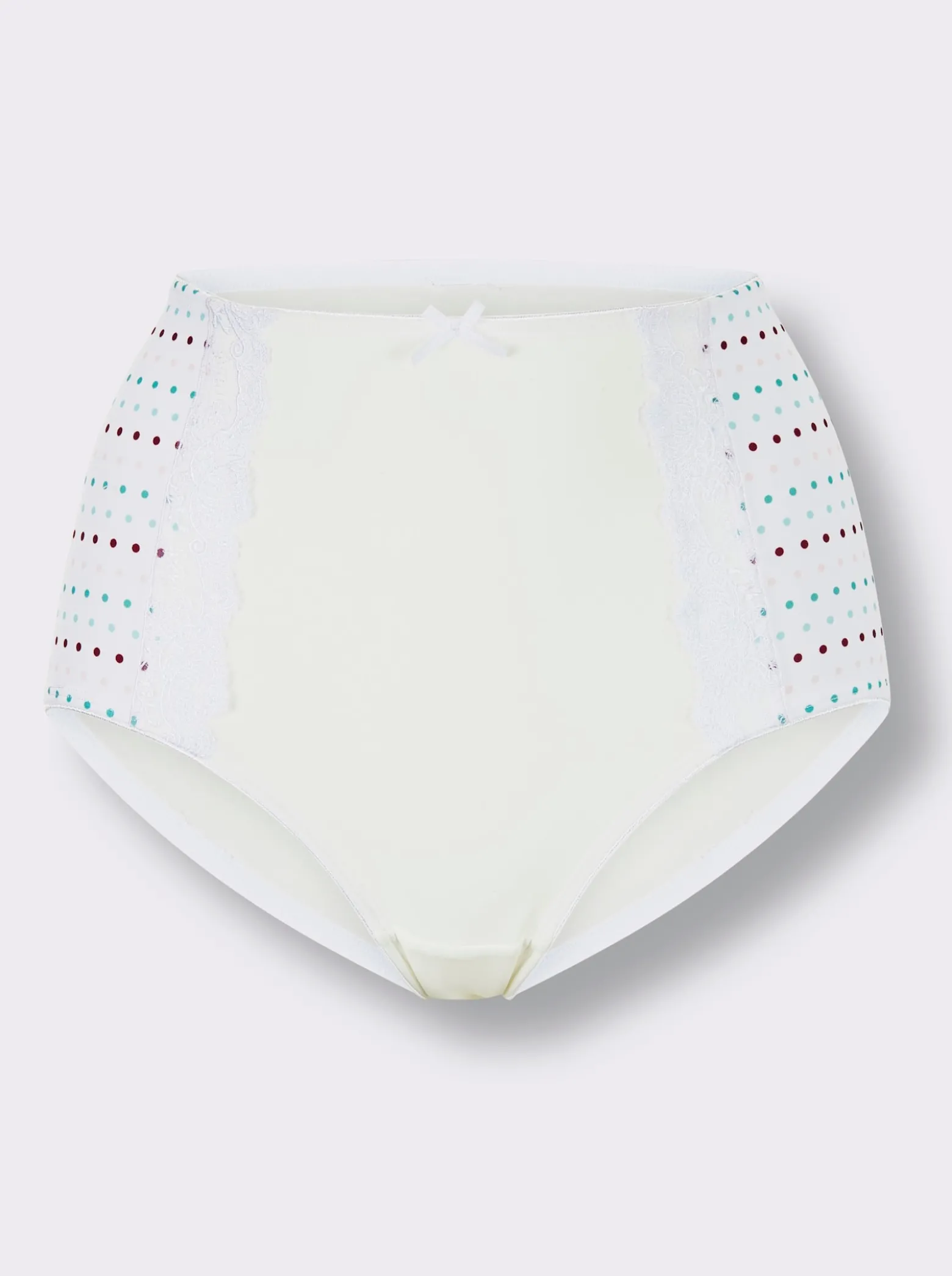 Taillenslip mit Pünktchen-Print