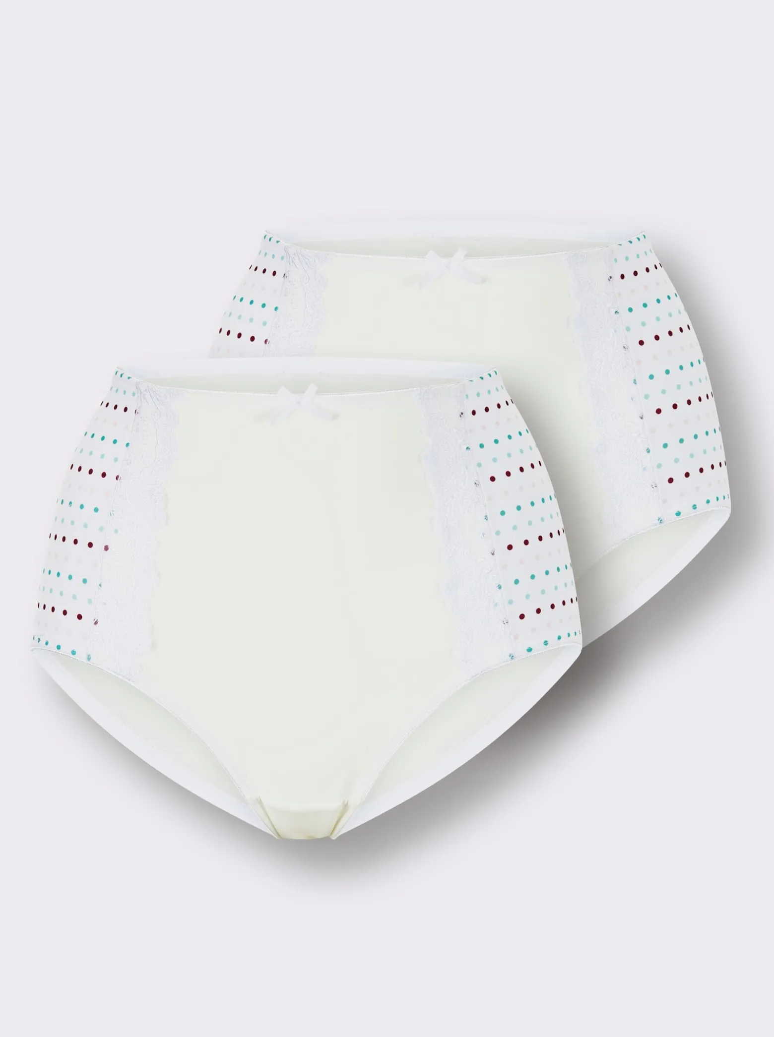 Taillenslip mit Pünktchen-Print