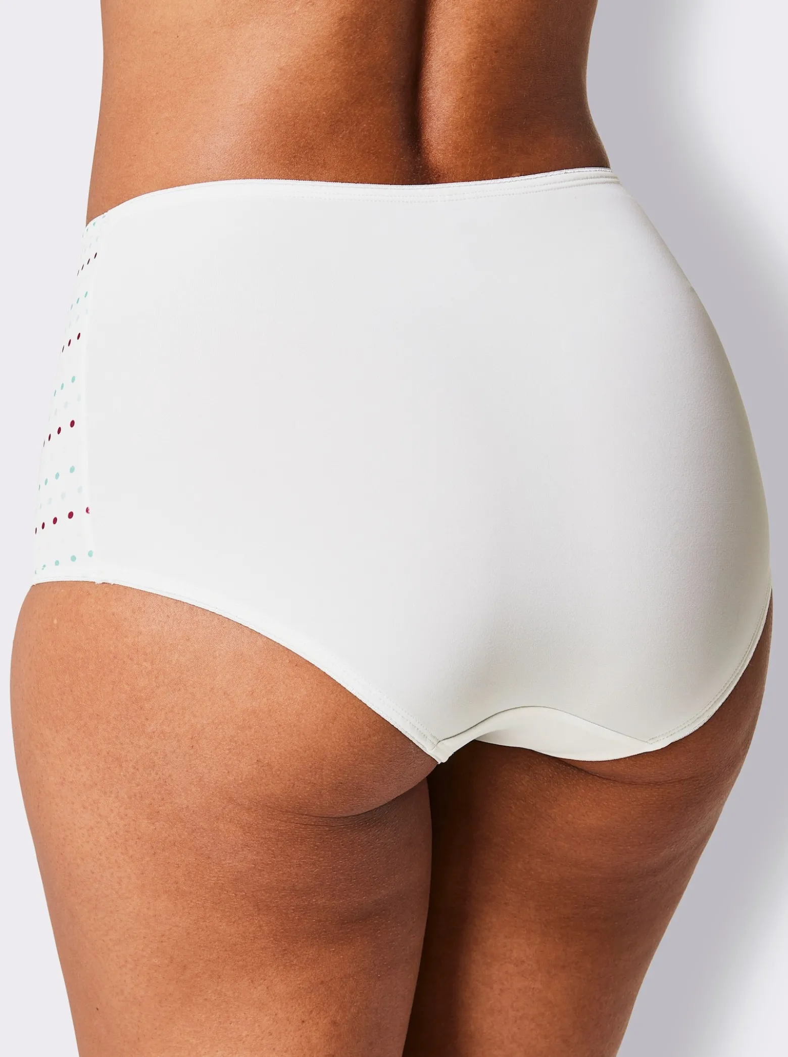 Taillenslip mit Pünktchen-Print