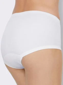 Taillenslip mit seitlichem Batist-Motiv