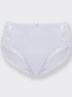 Taillenslip mit Spitzenbordüre