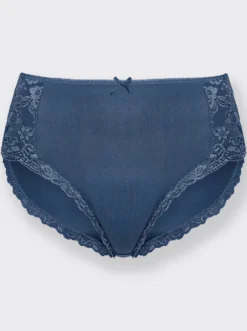 Taillenslip mit Spitzenbordüre