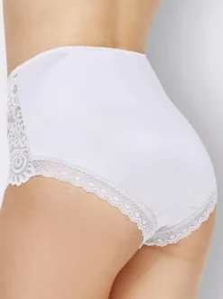 Taillenslip mit Spitzen-Details