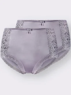 Taillenslip mit Spitzen-Details