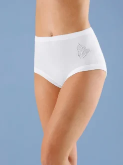 Taillenslip mit Spitzen-Schmetterling
