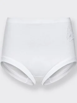 Taillenslip mit Spitzen-Schmetterling