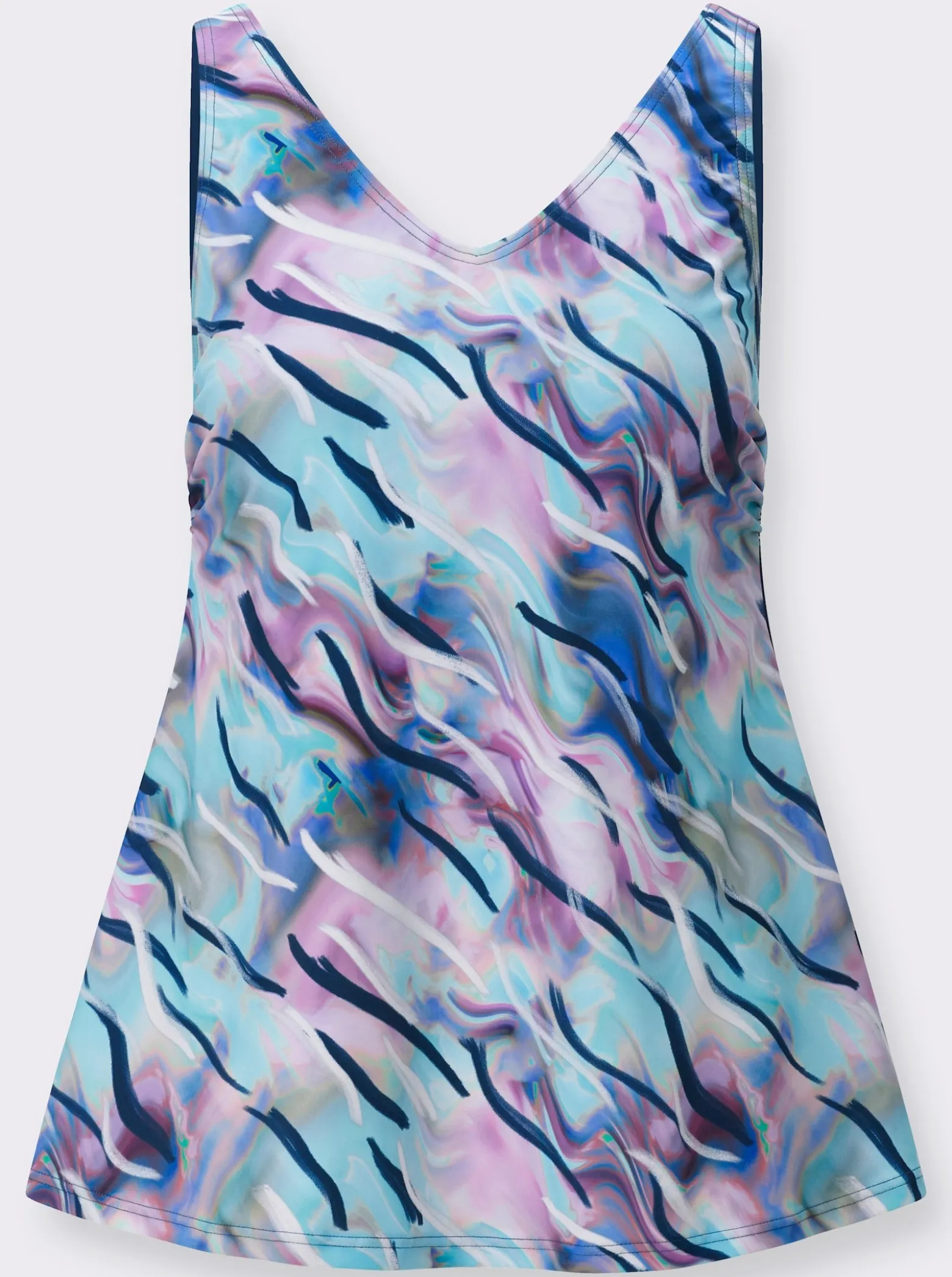 Tankini-Oberteil mit Grafik-Druck
