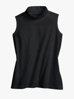 Tanktop mit Rollkragen