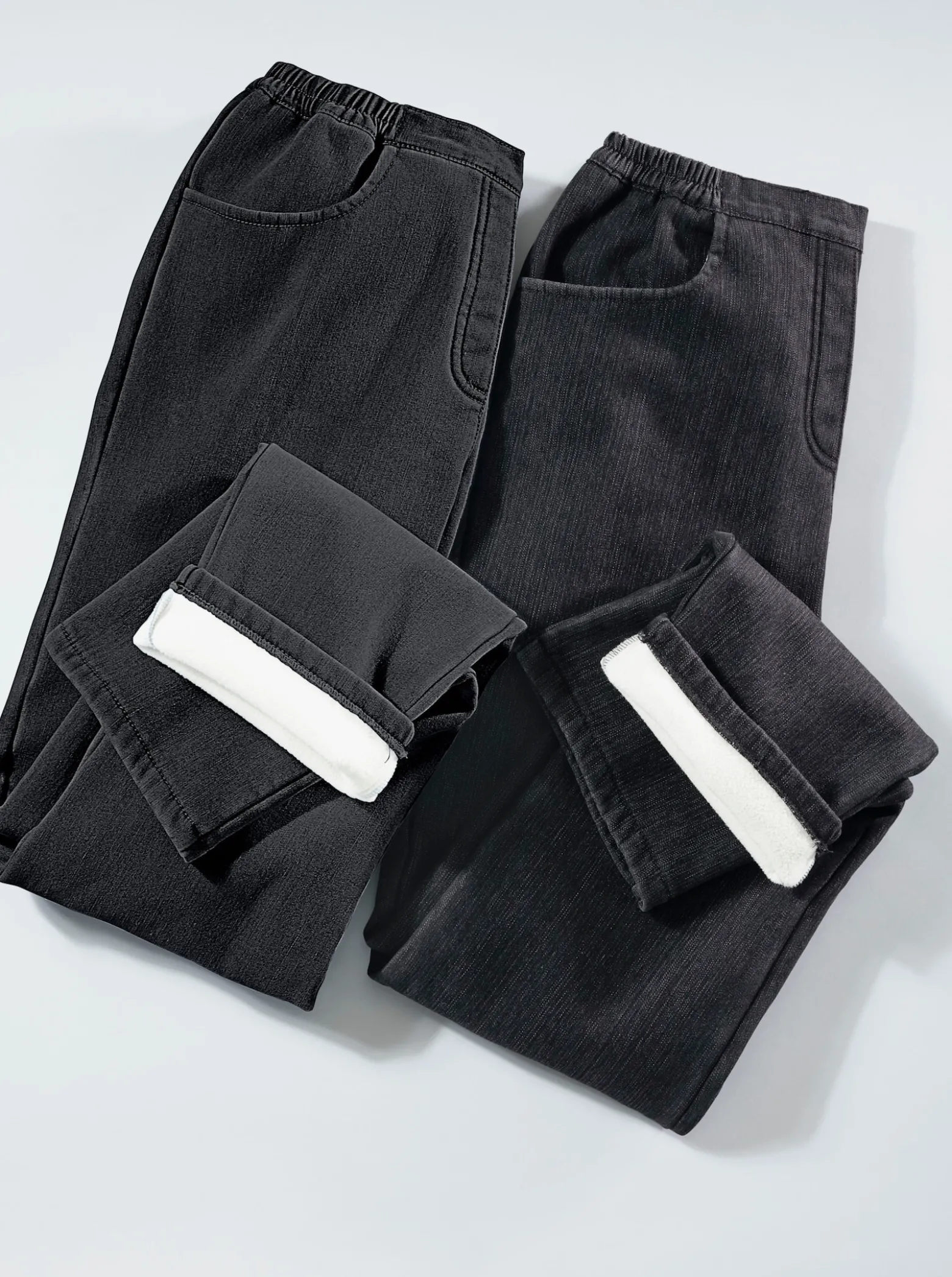 Thermojeans mit Fleece-Futter