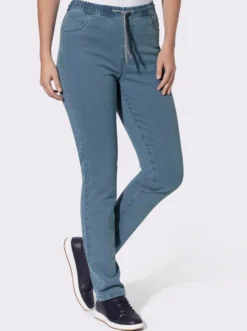 Thermojeans mit Rundum-Dehnbund