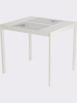 Tischdecke mit Meisen-Stickerei