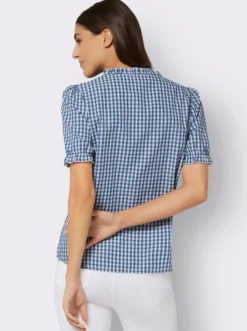 Trachtenbluse mit Stickerei