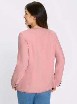 Trachtenjacke mit Kontrast-Paspelierung