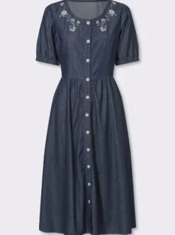 Trachtenkleid mit floraler Stickerei