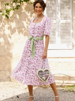 Trachtenkleid mit Spitzen-Details