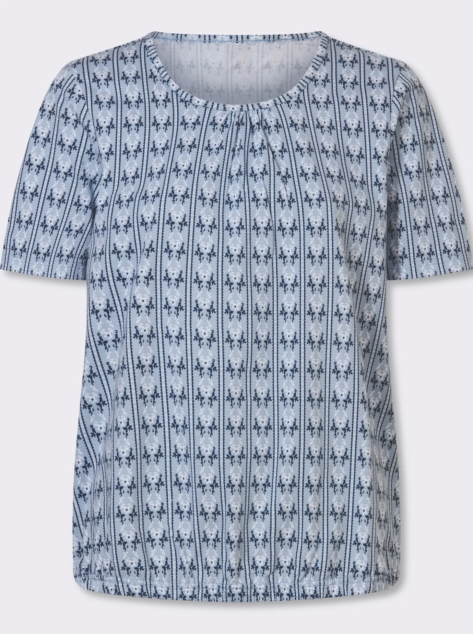 Trachtenshirt im floralen Dessin