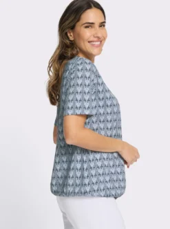 Trachtenshirt im floralen Dessin