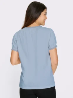 Trachtenshirt mit Spitzen-Verzierung