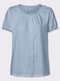 Trachtenshirt mit Spitzen-Verzierung
