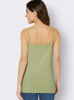 Trägertop aus Baumwoll-Stretch