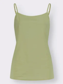 Trägertop aus Baumwoll-Stretch