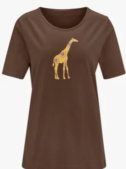 T-Shirt im Druck-Dessin