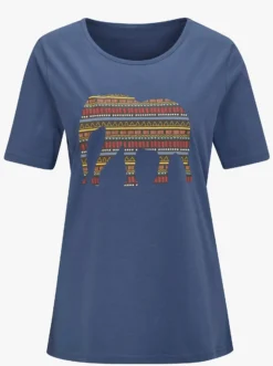 T-Shirt im Druck-Dessin