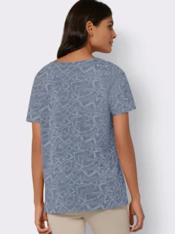 T-Shirt mit Herzchen-Dessin
