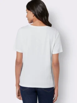 T-Shirt mit platziertem Druck