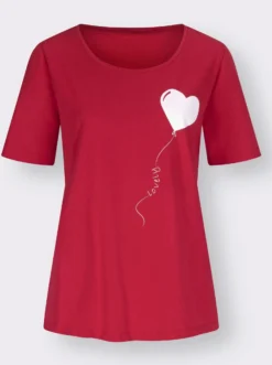 T-Shirt mit platziertem Druck