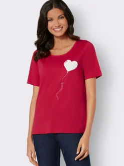 T-Shirt mit platziertem Druck