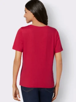 T-Shirt mit platziertem Druck