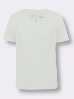 T-Shirt mit Raffungen