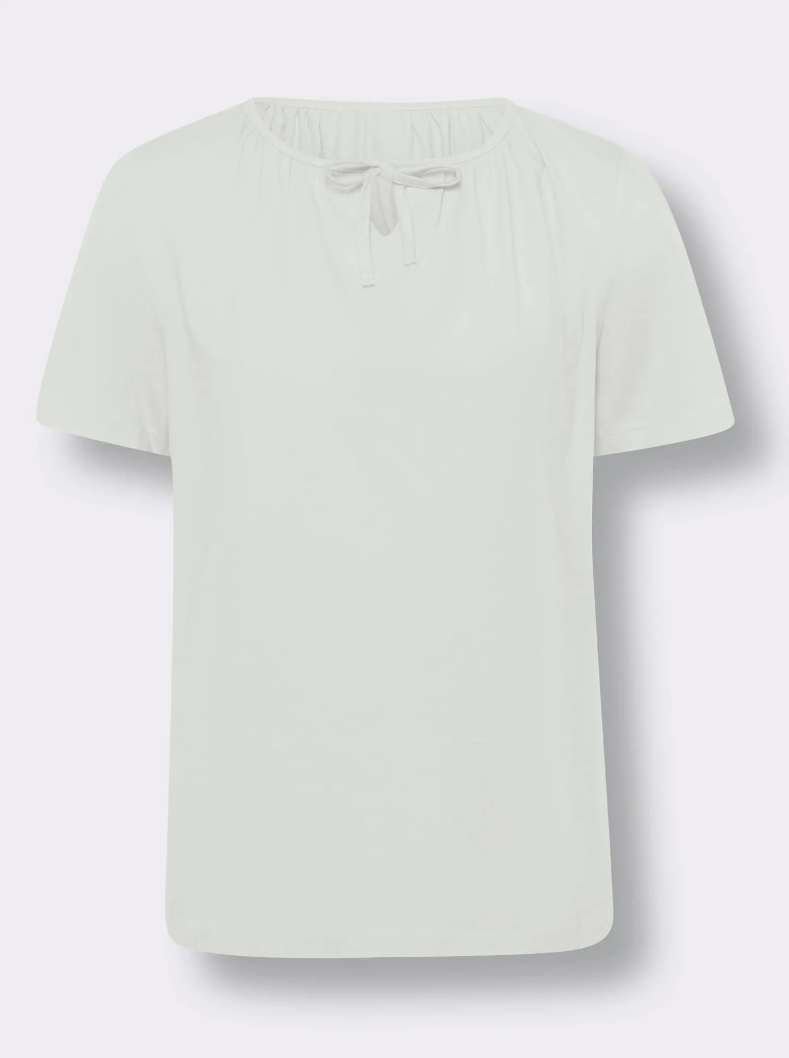 T-Shirt mit Raffungen