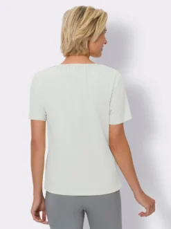 T-Shirt mit Raffungen