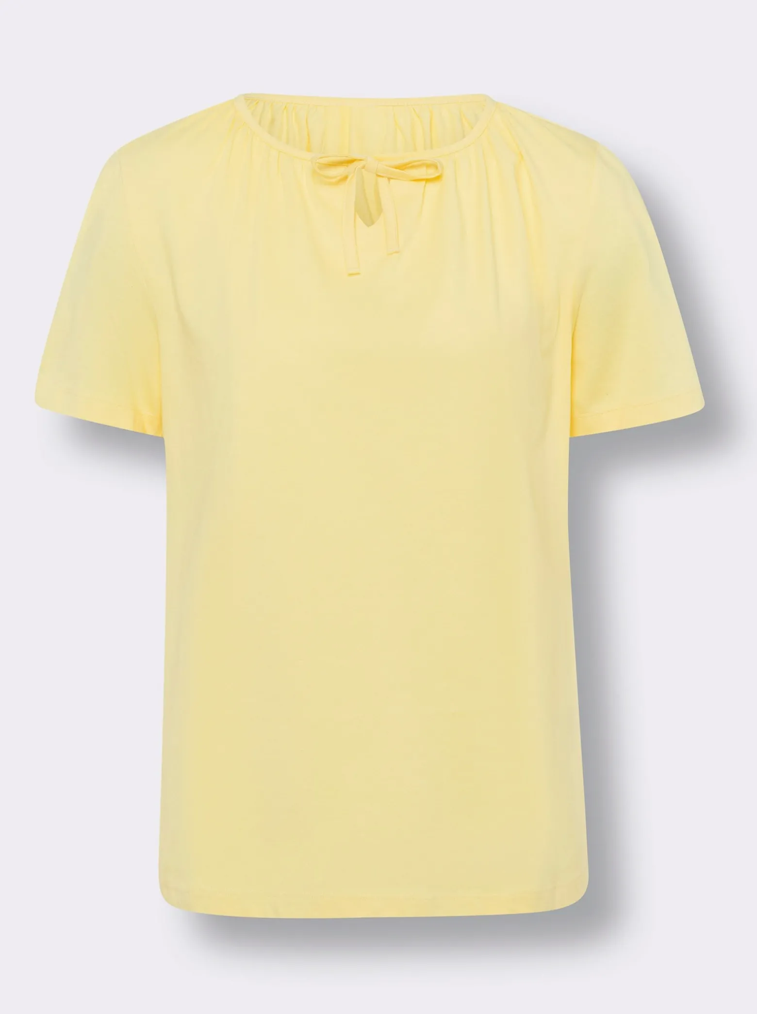 T-Shirt mit Raffungen