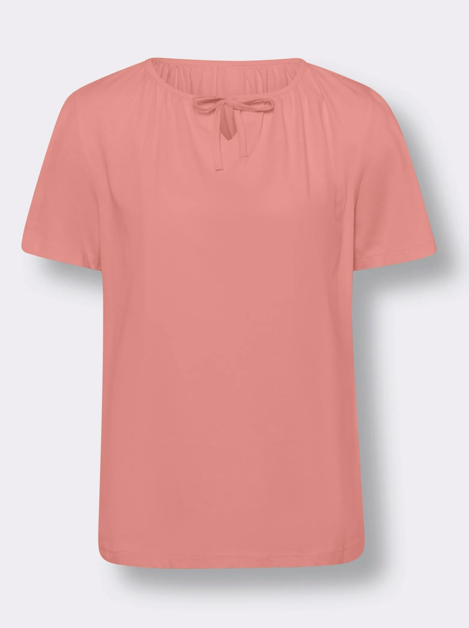 T-Shirt mit Raffungen