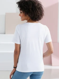 T-Shirt mit Schmetterlings-Druck